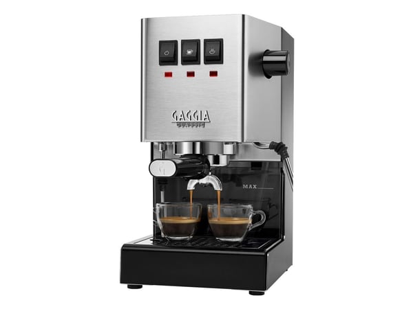 Gaggia Classic E24 RI9481/11 - Kaffemaskin med melkeskummer - 15 bar - børstet rustfritt stål