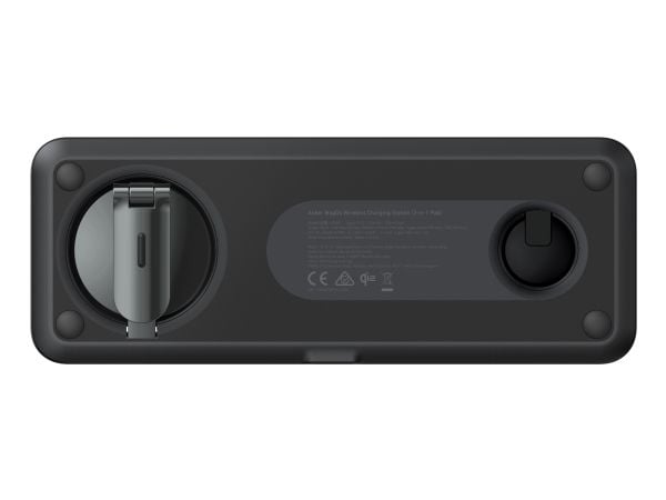 MagGo 15W 3-in-1 vaakasuora magneettiasema musta