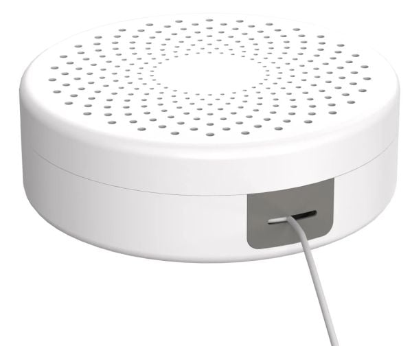 Hama kabelbox rund, väggmontering, integrerad kabelguide, 18,0 x 5,5 cm, vit (00221014)