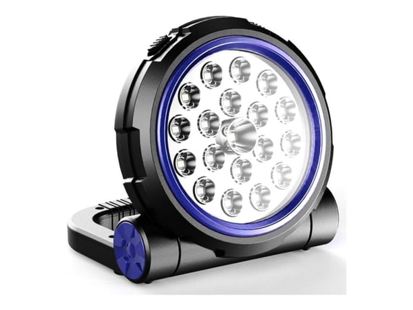 Superfire - Arbeidslys - LED - 7-modus - 10 W - hvitt/rødt lys