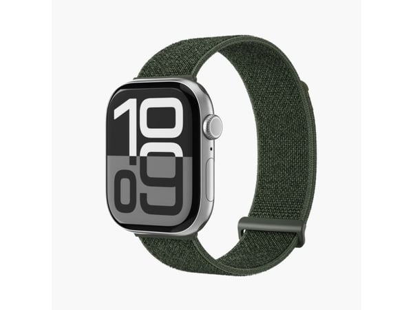 Vonmählen Fitness Loop 2 - Sløyfe for smart armbåndsur - 44/45/46/49 mm - oliven - for Apple Watch Hermès Series 9, SE 3, Series 10, Series 11, Ser...