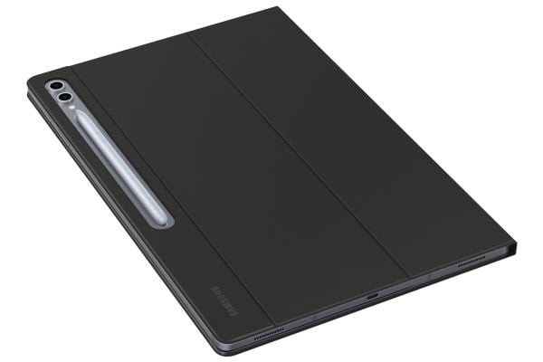 Samsung EF-DX920 - Tastatur og folioveske (bokomslag) - slank, AI-tast - trådløs - POGO pin, Bluetooth - svart tastatur, svart boks - for Galaxy Ta...