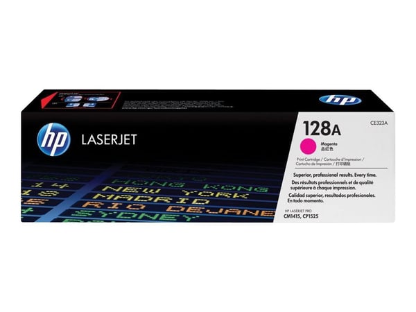 HP 128A, alkuperäinen magenta LaserJet-värikasetti, 1300 sivua, Magenta, 1 kpl