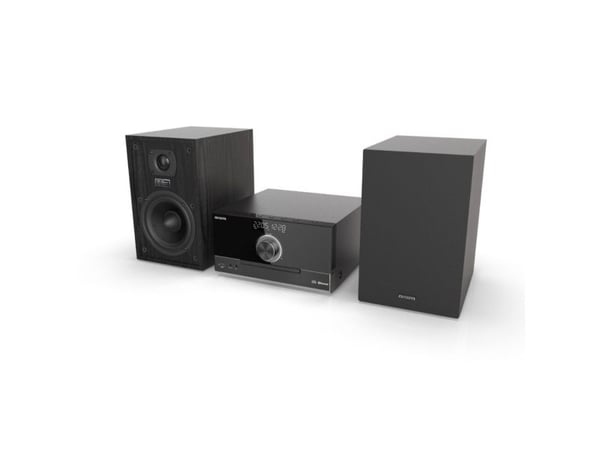 Aiwa MSBTU-600, Hjemmelydmikrosystem, Sort, Bakke, 50 W, RCA, FM
