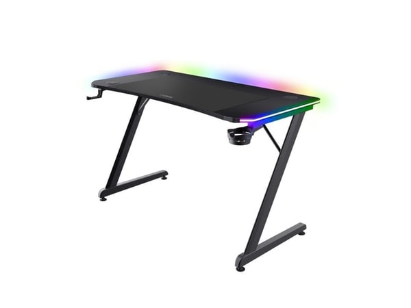 Trust GXT 710 Luminus Pro - Skrivebord - rektangulær - svart