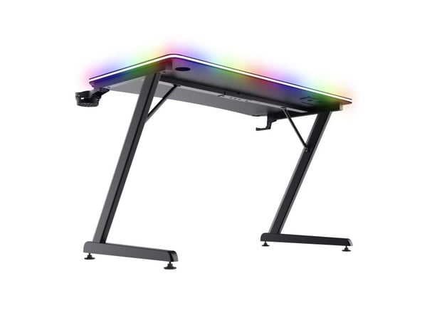 Trust GXT 710 Luminus Pro - Skrivebord - rektangulær - svart