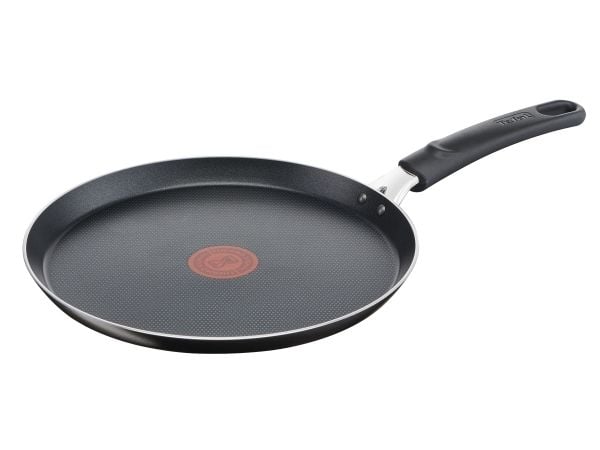 Tefal Easy Cook & Clean B55509, Rund, Crêpepanne, Svart, Titan, Aluminium, 1 stykker