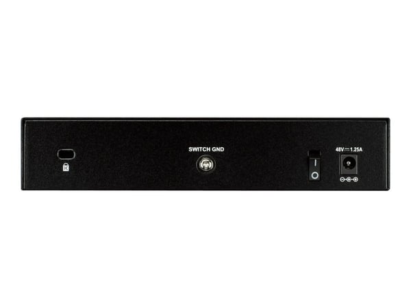 D-Link DGS 1008P - Switch - ikke-styrt - 4 x 10/100/1000 (PoE) + 4 x 10/100/1000 - stasjonær - PoE