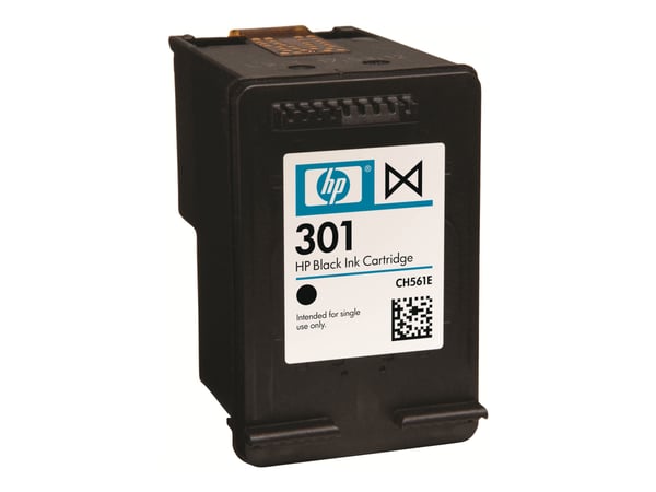 HP 301 - 3 ml - svart - original - blekkpatron - for HP DeskJet 1000, 1010, 1050 AiO, 1050A AiO, 1510 AiO, 2000, 2050 AiO, 2050A AiO, 2510 AiO, 254...