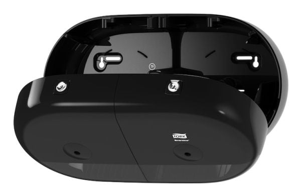 Dispenser Tork SmartOne® T9 Twin Mini Elevation, svart - for toalettpapir