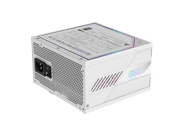 AORUS ELITE AE850PM PG5 ICE - Strømforsyning (intern) - ATX12V 3.0/ EPS12V - 80 PLUS Platinum - AC 100-240 V - 850 watt - aktiv PFC