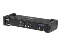 ATEN CubiQ CS1784A - KVM / lyd / USB-svitsj - 4 x KVM/lyd - 1 lokalbruker - stasjonær