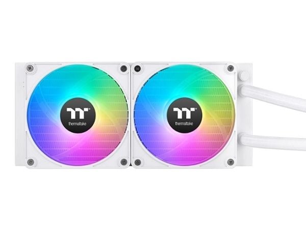 Thermaltake TH240 V2 Ultra EX ARGB, Alt-i-ett væskekjøler, 12 cm, 500 RPM, 2000 RPM, Hvit