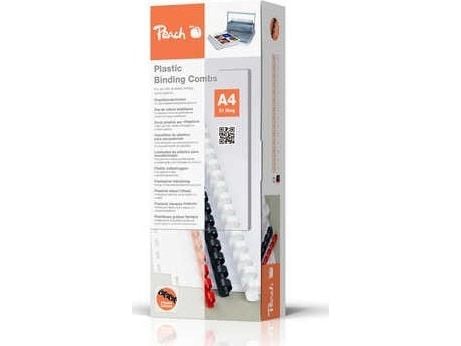 Peach Bürogeräte, Musta, 65 arkkia, A4, 1 cm, 100 kpl