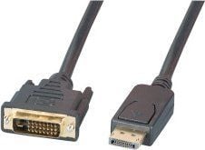 EFB DisplayPort/DVI-kaapeli uros A/uros A 1m musta
