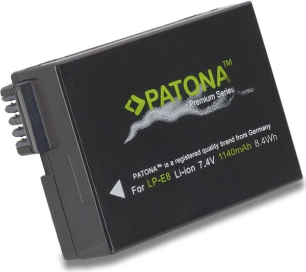 PATONA 1136, Lithium-Ion (Li-Ion), 1140 mAh, Kamera, EOS Rebel T5i, 7,4 V, 8,4 Wh