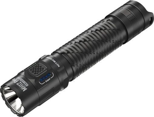 Nitecore MH12 Pro, taskulamppu, musta, alumiini, painikkeet, 2 m, 1 m