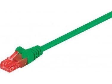 Goobay CAT 6Connecting cable, U/UTP, vihreä - Kaapelin pituus 15 m