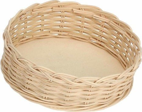 La Porcellana Bianca pintas-kurv av midollino vasai - brun, 23 cm