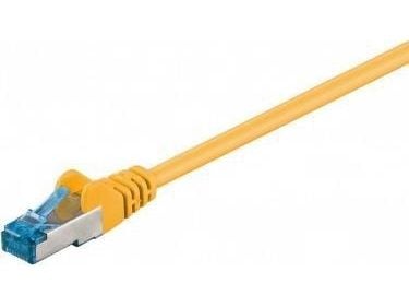 Goobay 1.5m CAT6a-150, 1,5 m, Cat6a, RJ-45, RJ-45, Gult