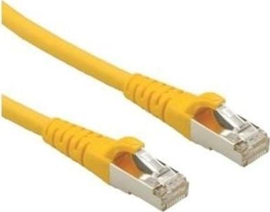 ROLINE 21152820, 0,5 m, Cat6a, S/FTP (S-STP), RJ-45, RJ-45, Gult