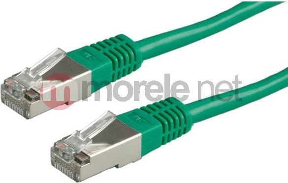 Value S/FTP (PiMF) Patch Cord Cat.6, vihreä 5 m, Vihreä, 100 ohm (O), 5 mm