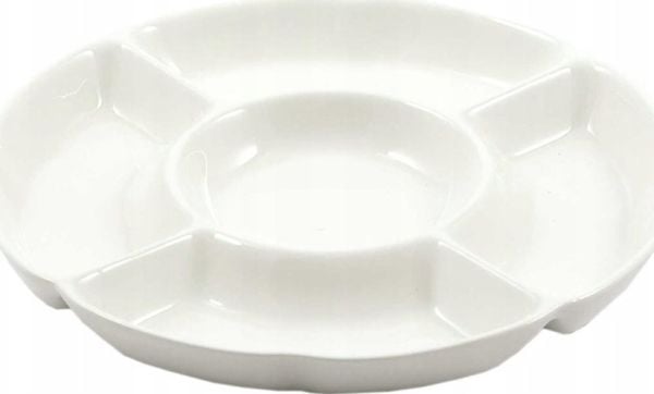 La Porcellana Bianca Convivio serveringsfat til snacks - hvit, 35,5 cm