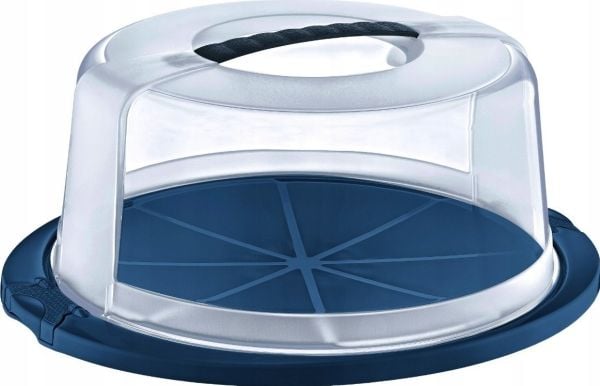 keeeper tårthätta "ricardo", rund, nordic-blue tårtbehållare med låsbart lock, ergonomisk - 1 st (1077668000000)