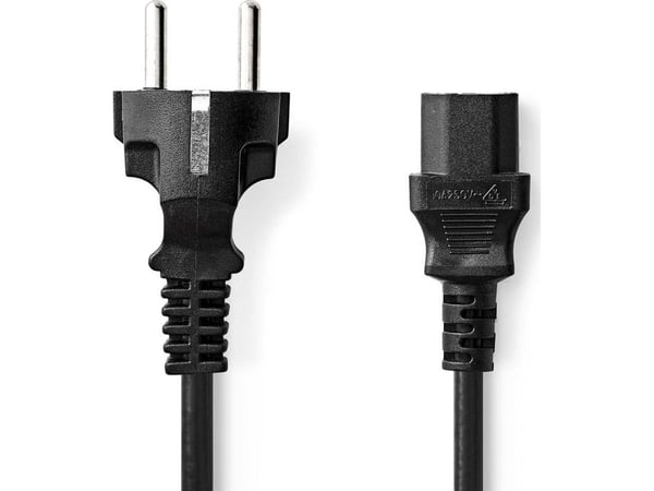 Nedis CEGL10030BK30, 3 m, Strömkontakt typ F, IEC 320