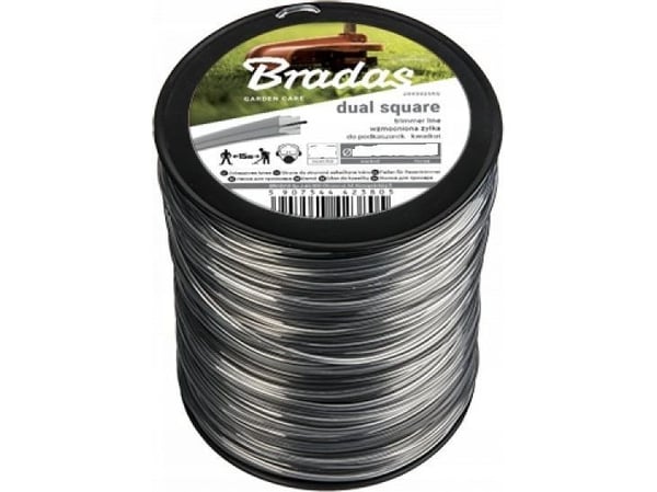 BRADAS trimmertråd TNACA RIPPER DUAL 2,7*345 m, 2,5 kg