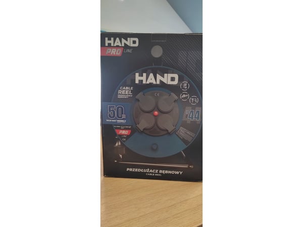 Handförlängningskabel 50 m 3x1,5 mm² 16A / 3680W / IP44