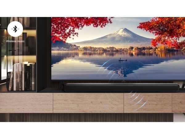 TCL S S45H, 2.0 kanaler, 50 W, DTS:X, Dolby Atmos, Dolby Digital Plus, Dolby MAT, Dolby Surround, Dolby TrueHD, Film, Musik, TV, 100 W, 96 dB