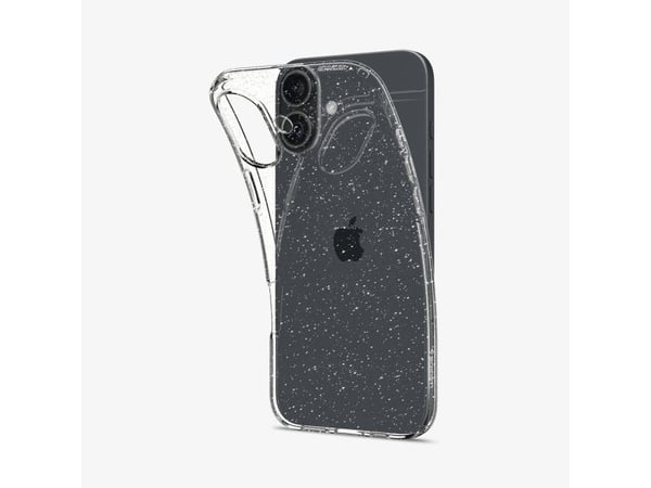 Spigen Liquid Crystal Glitter, Deksel, Apple, iPhone 16, 15,5 cm (6,1"), gjennomsiktig