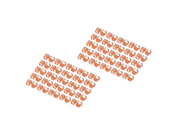 Digitus A-CC-O, Farvekodningsklemme, oransje, polyvinylklorid (PVC), Cat5e/6, 100 mm, 120 mm