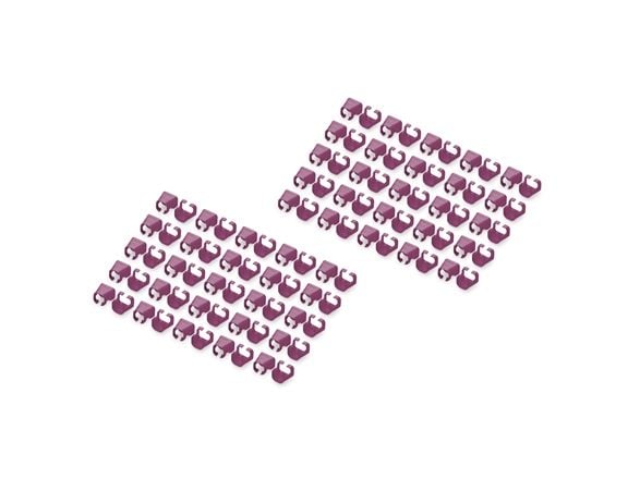 Digitus A-CC-MG, Farvekodningsklemme, Magenta, Polyvinylklorid (PVC), Cat5e/6, 100 mm, 120 mm