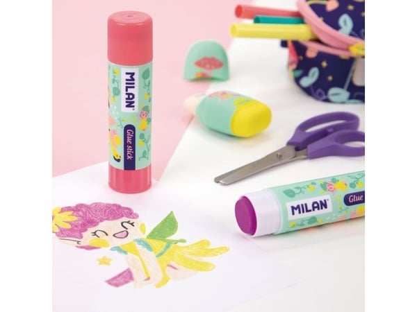 MILAN Limstift Lilla 21 gram 12 stk Display