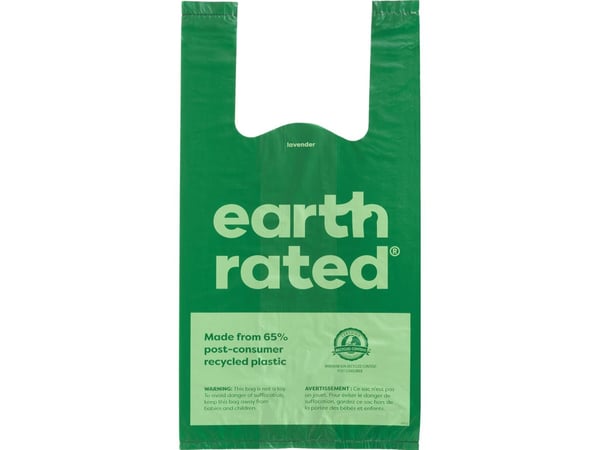 Earth Rated 120 Ympäristöystävälliset pussit kahvoilla, laventeli