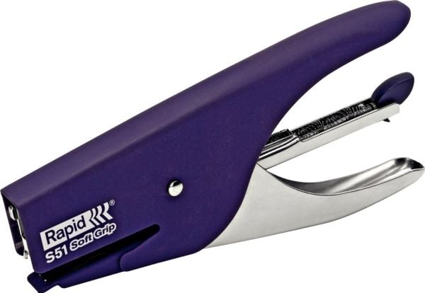 Nitoja Rapid S51 15 arkin SoftGrip violetti