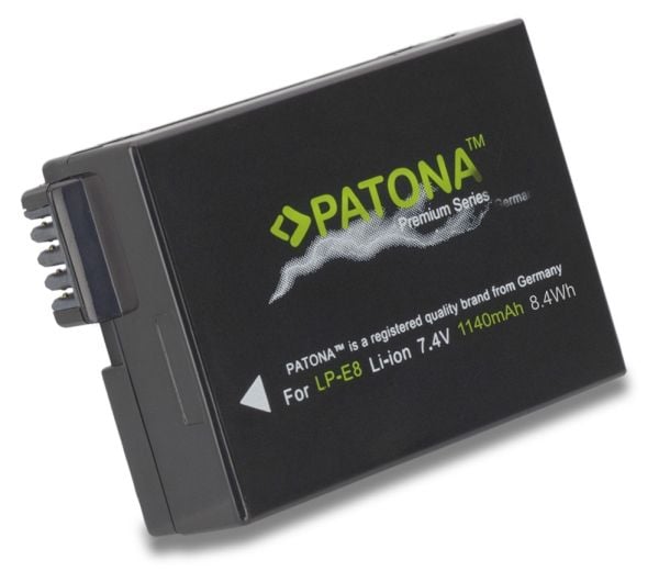 PATONA 1136, Lithium-Ion (Li-Ion), 1140 mAh, Kamera, EOS Rebel T5i, 7,4 V, 8,4 Wh