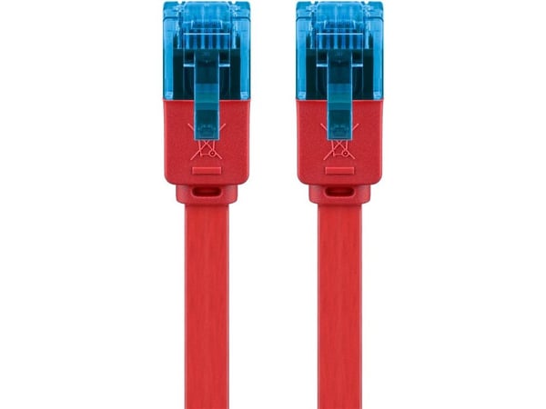 Goobay 96300, 0,5 m, Cat6, U/UTP (UTP), RJ-45, RJ-45, Punainen