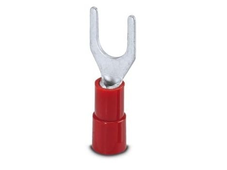 LAPP 63105060 Gaffelkabelsko 0.50 mm² 1.50 mm² Hul-dia.=5.3 mm Delvist isolereret Rød 100 stk