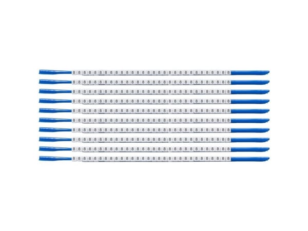 Brady SCN-07-8, Musta, Valkoinen, Nailon, 300 kpl, RoHS, 1,9 mm, 2,4 mm