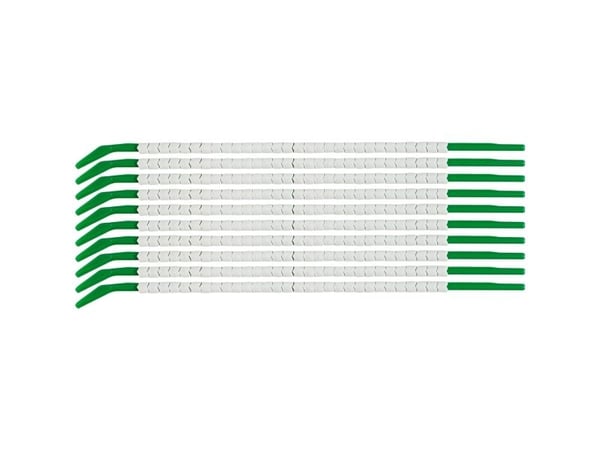 Brady SCN-09-BLANK, Valkoinen, Nailon, 300 kpl, 2,5 mm, 3 mm