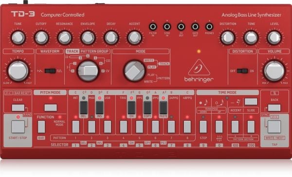 Behringer TD-3-RD - Bass line synthesizer