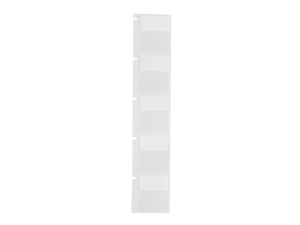 Brady , A62-3-427, vinyyli, valkoinen/läpinäkyvä, matta, 25,40 x 12,70(31,75) mm, itselaminoiva, pysyvä, kaapelin halkaisija 3,05 - 6,10 mm (500 E....