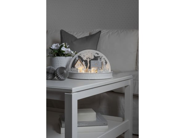 Konstsmide 3280-210, Ljusdekoration, figur, Vit, Trä, Atmosfär, Sovrum, Cafe, Barnrum, Korridor, Hemmakontor, Hotell, Butik, IP20