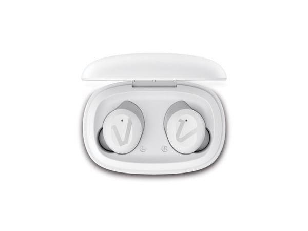 Veho RHOX - True wireless-hodetelefoner med mikrofon - i øret - Bluetooth - fusjonshvit