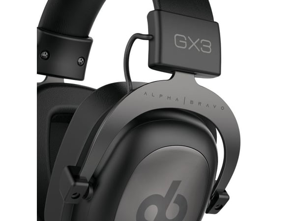 Alpha Bravo GX3 Pro - Hodesett - full størrelse - kablet - 3,5 mm jakk, USB - lydisolerende