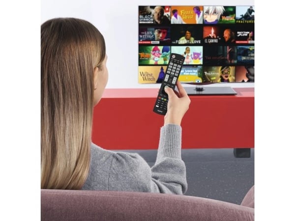 Hama 00221061, TV, IR Kabelfri, Trykknapper, Svart