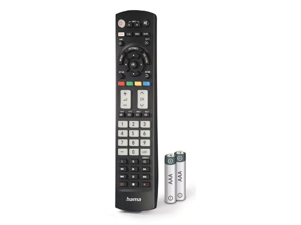 Hama 00221064, TV, IR Kabelfri, Trykknapper, Svart
